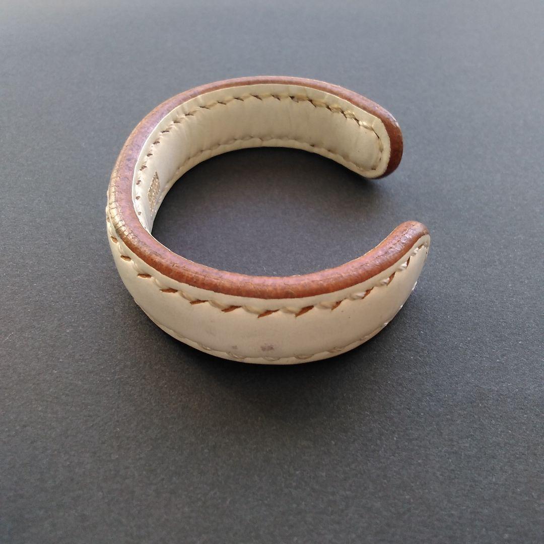 アリゾナフリーダム Arizonafreedom ホワイトレザーバングル K18