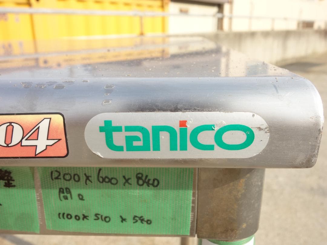 【中古】M▽タニコー 業務用 厨房 作業台 棚 ステンレス (Fe1839)