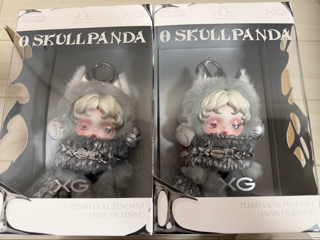 日本限定　SKULLPANDA × XG ぬいぐるみ　2体セット