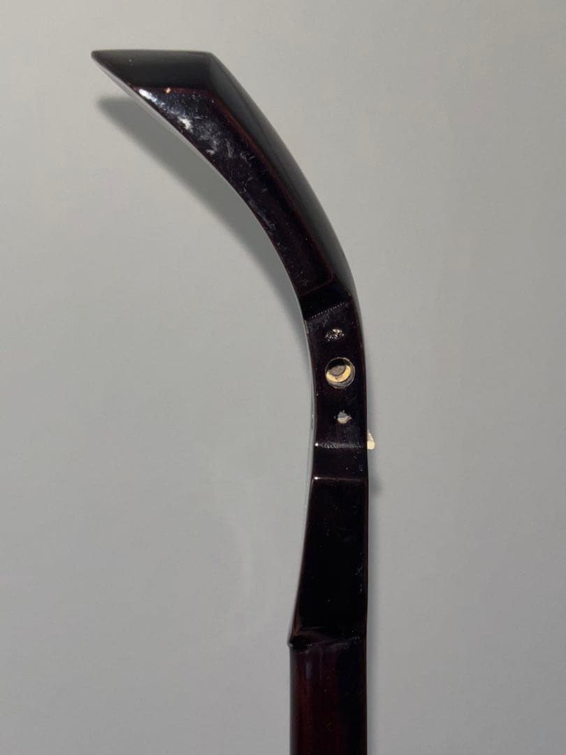 沖縄古三線棹　黒檀類か？　玉城◯◯六十二年五月の記し