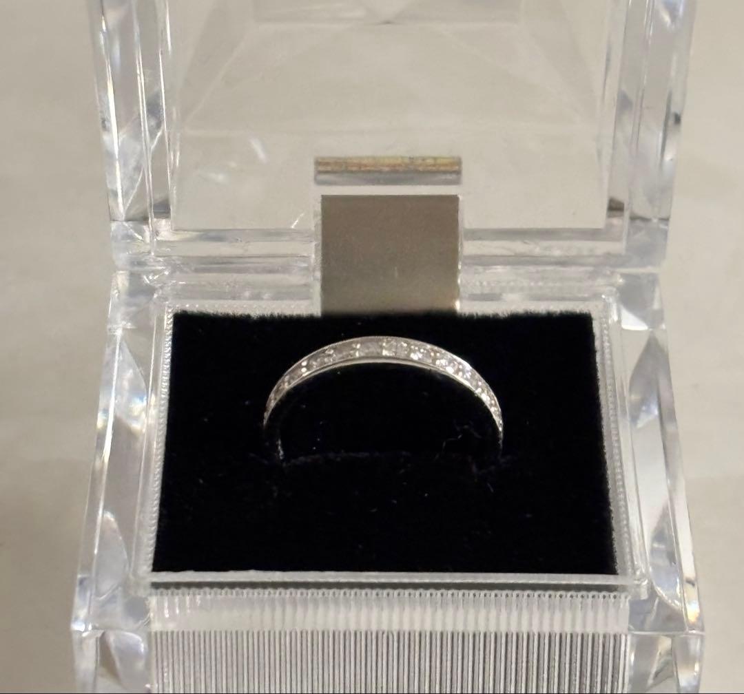 まい様❗️プラチナ天然ダイヤモンドリング エタニティリング0.35ct 鑑別11号