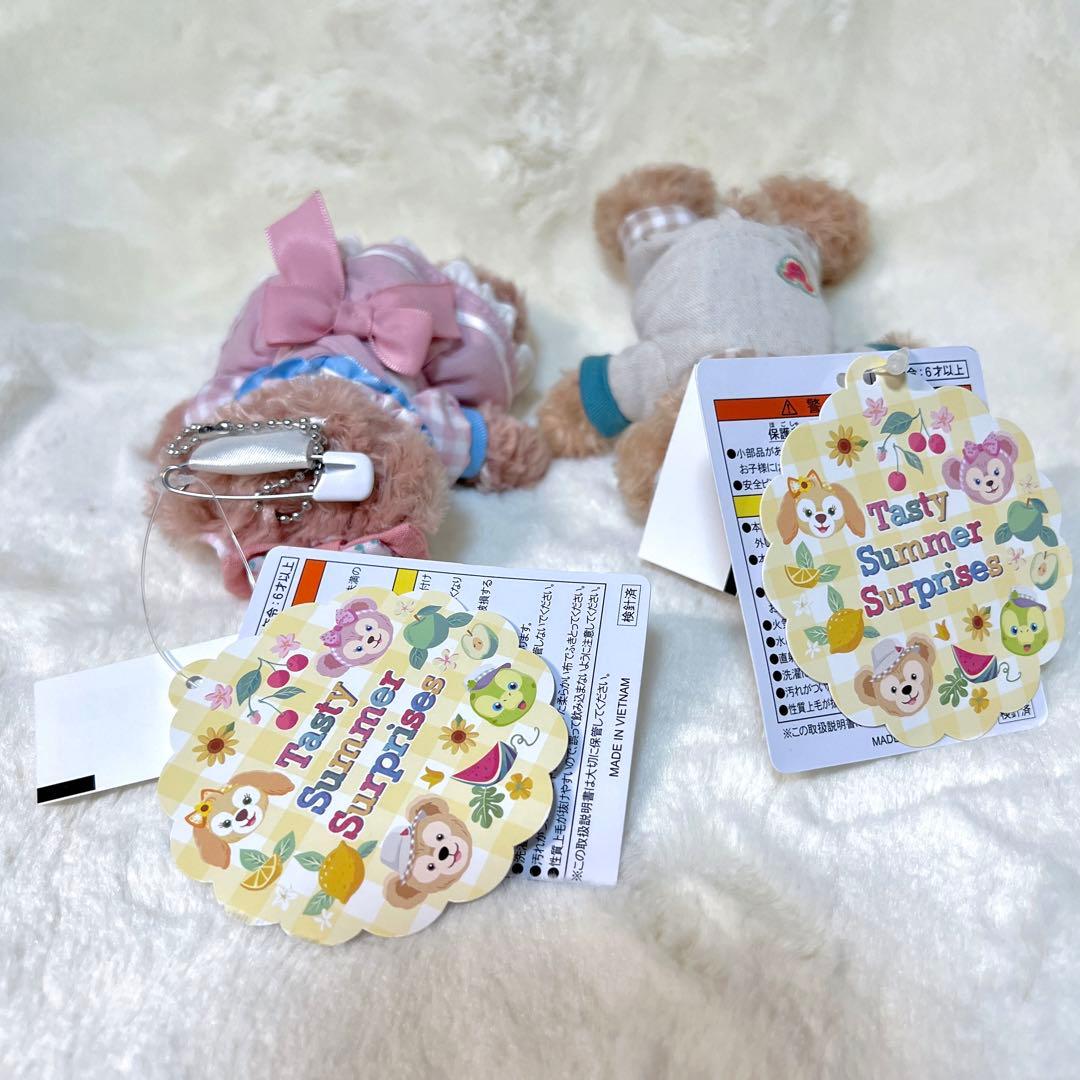 テイスティーサマーサプライズ シェリーメイ　ダッフィー ぬいぐるみバッジ