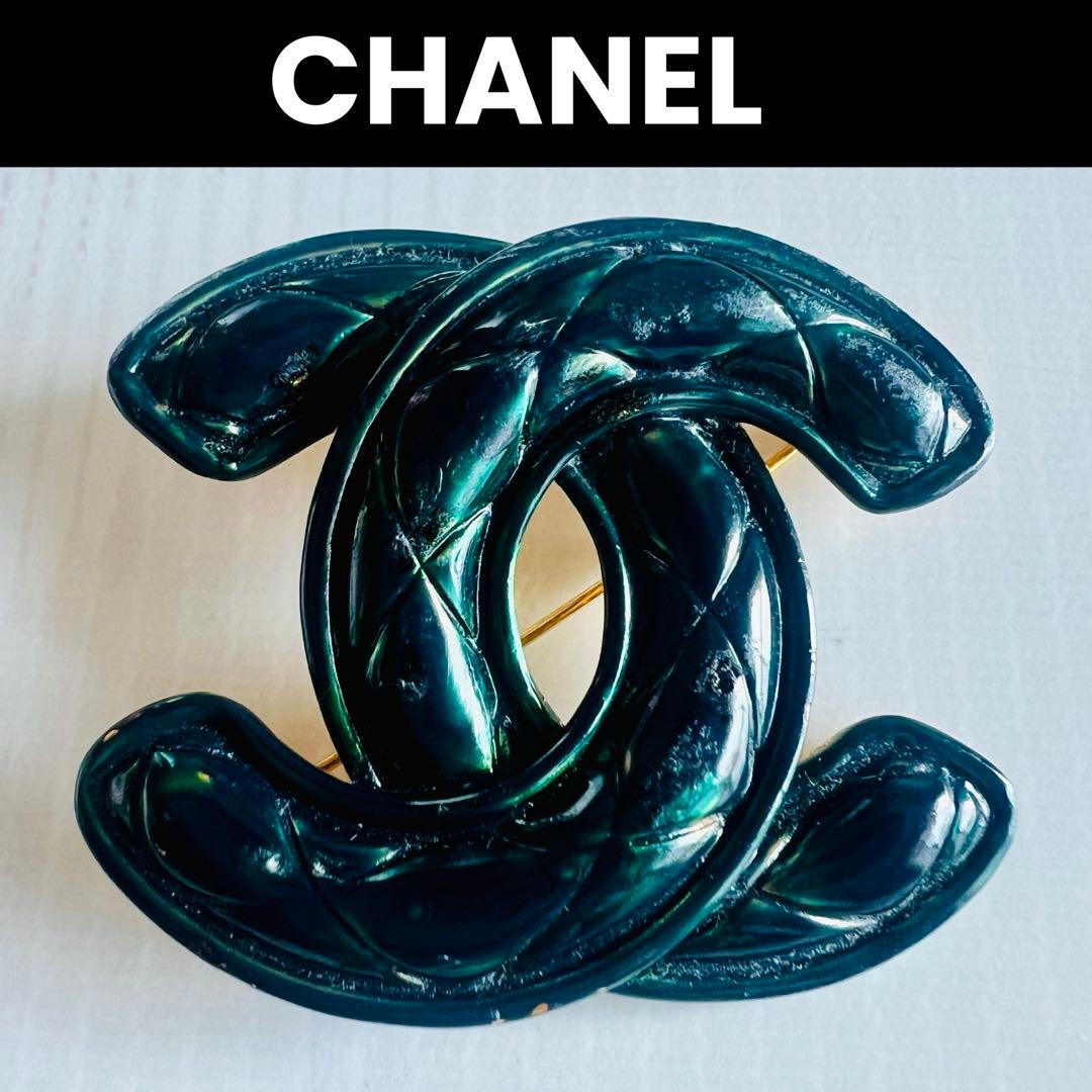 ⭐️シャネル CHANEL ココマーク ヴィンテージ ブローチ マメ刻印入り