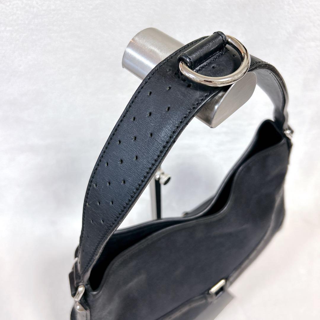 ✨希少✨GUCCI グッチ ワンショルダー インターロッキング 黒 ビッグロゴ