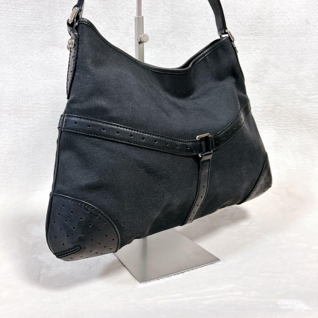 ✨希少✨GUCCI グッチ ワンショルダー インターロッキング 黒 ビッグロゴ