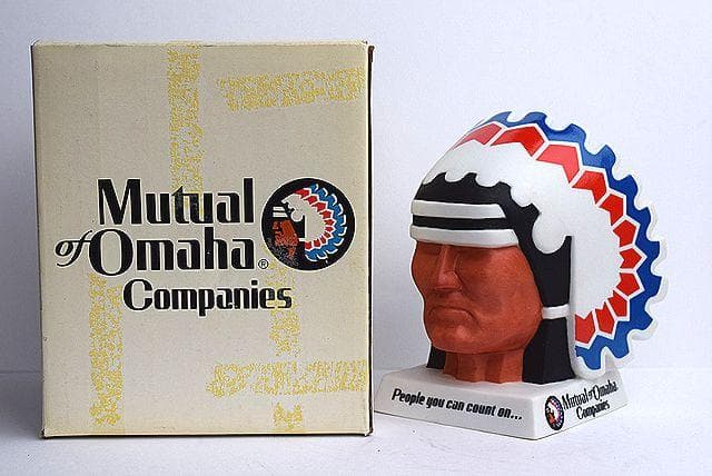 NOS 1980’s Mutual of Omaha ビンテージ 貯金箱 箱付き