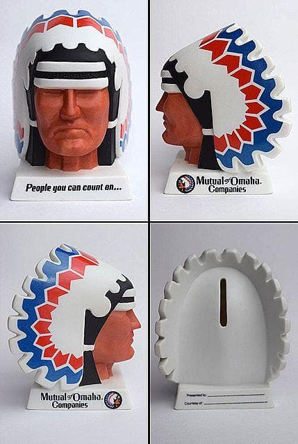 NOS 1980’s Mutual of Omaha ビンテージ 貯金箱 箱付き