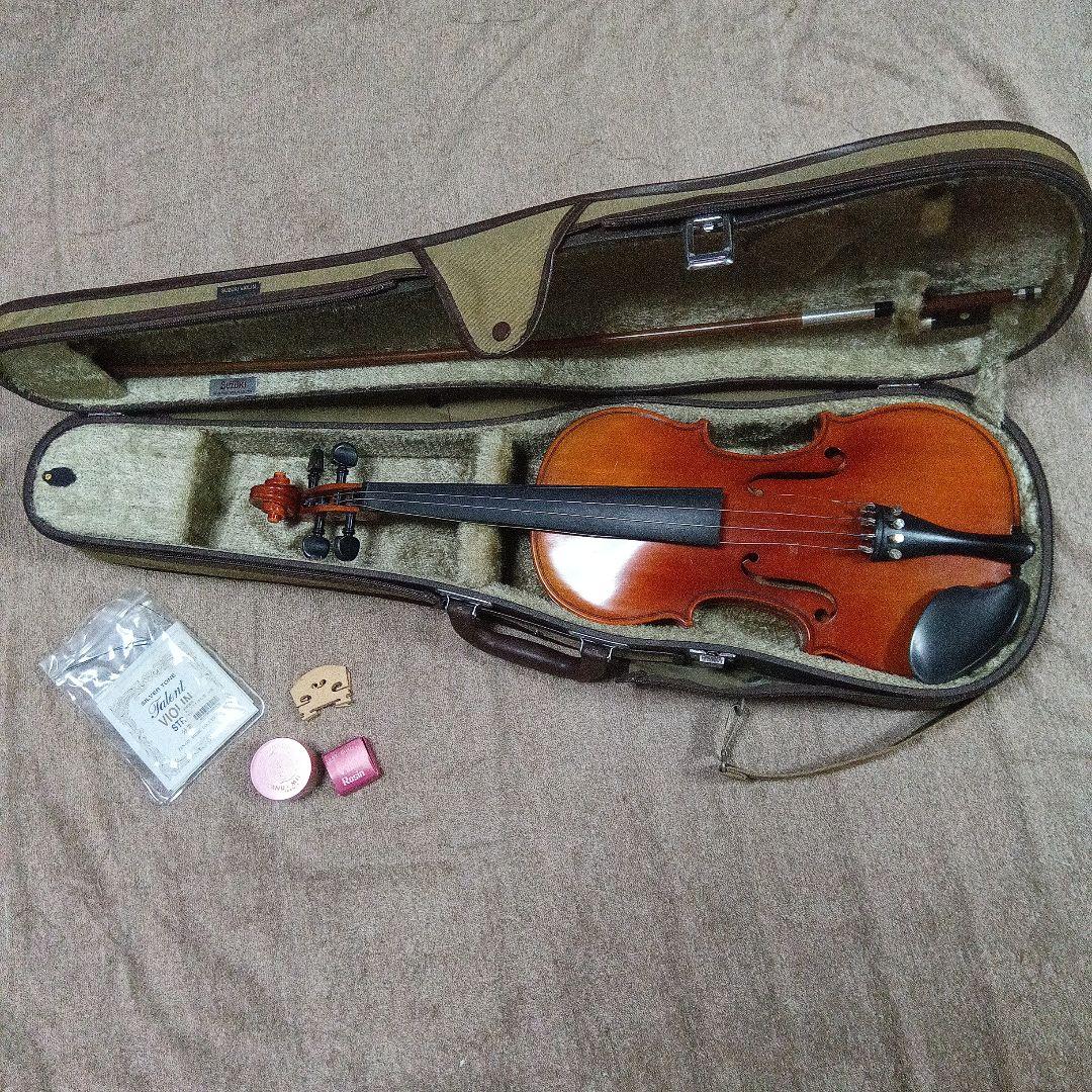 フルサイズSUZUKIバイオリン200Anno1995 (松脂・替え弦付)訳有品