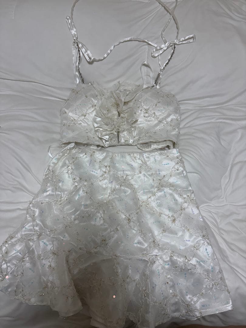 ROBE de FLEURS フラワーチュールバストフリルセットアップ