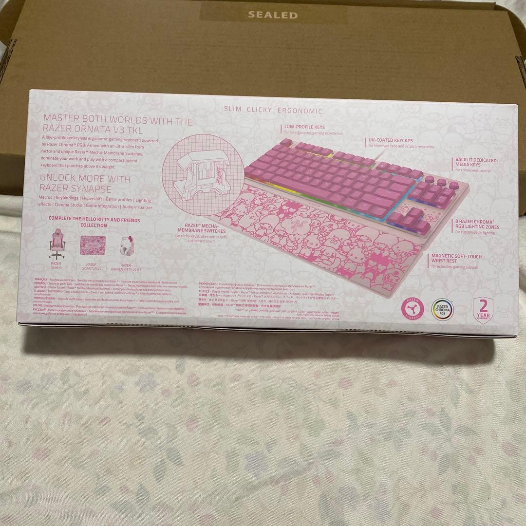 新品　Razer Ornata V3 Tenkeyless ハローキティコラボ