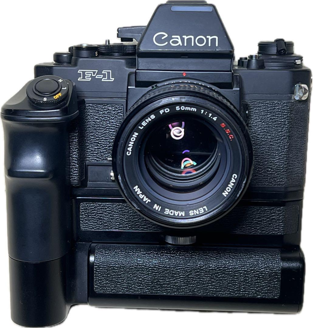 Canon new F-1 AE+モータードライブ+FD 50mm1:1.4