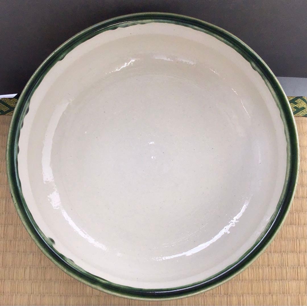 茶道具　水指　織部　五陶　平水指　紙箱　S103MS