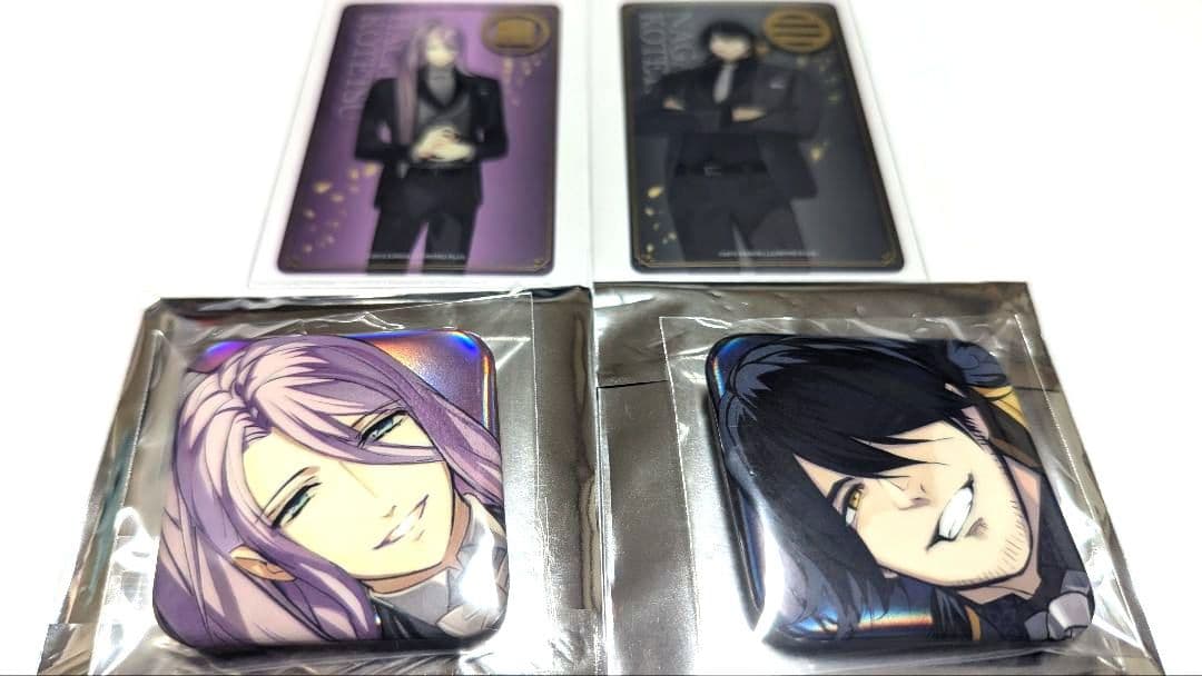 刀剣乱舞 大本丸博 缶バッジとクリアカードセット
