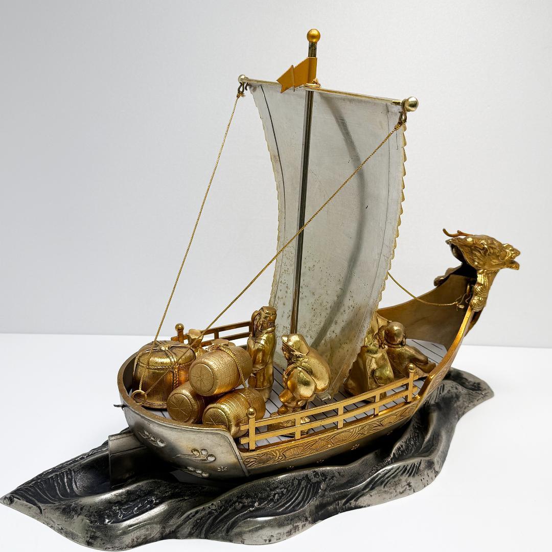 希少品 激レア 掘り出し物 宝船 七福神 全長 47cm