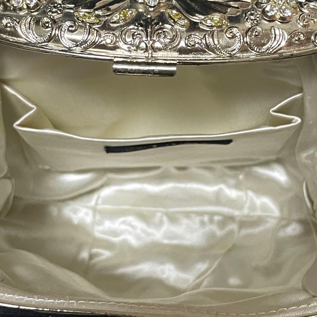 極美品⭐︎高級 Lumy ルミーはしもと ビーズ刺繍 パーティーバッグ ビジュー