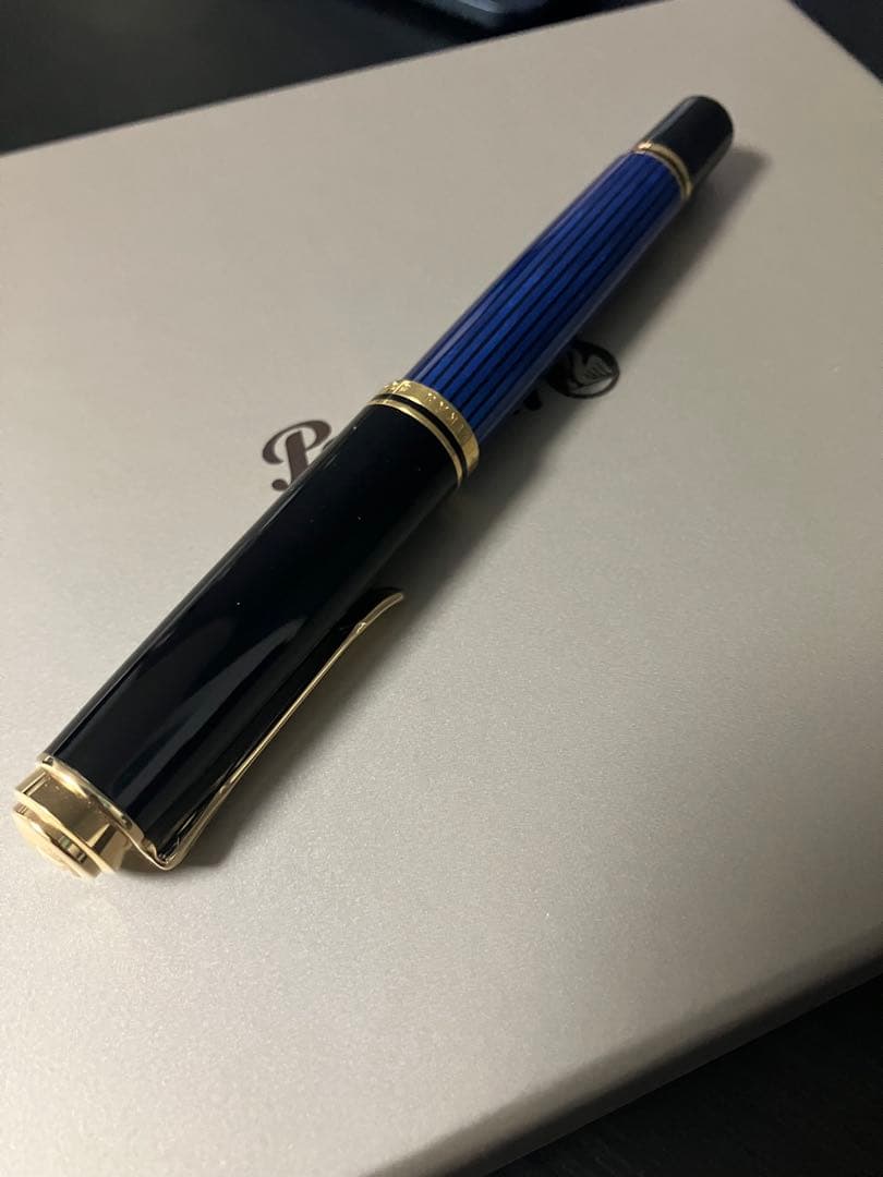 スーベレーンm400 EF 極細字 青縞 旧型 エーデルシュタイン タンザナイト