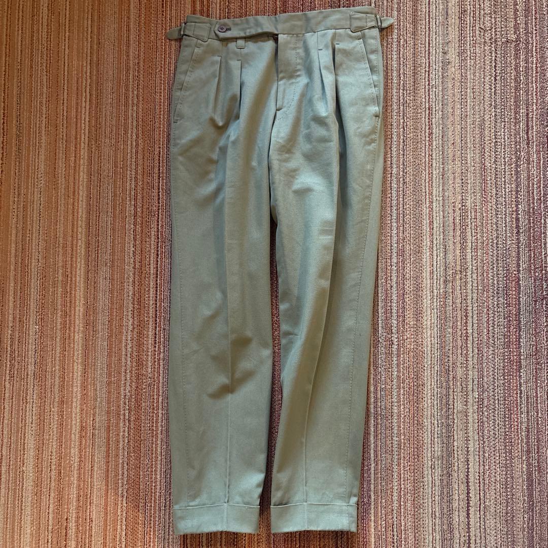 ビームス別注　igarashi trousers ツータックパンツ