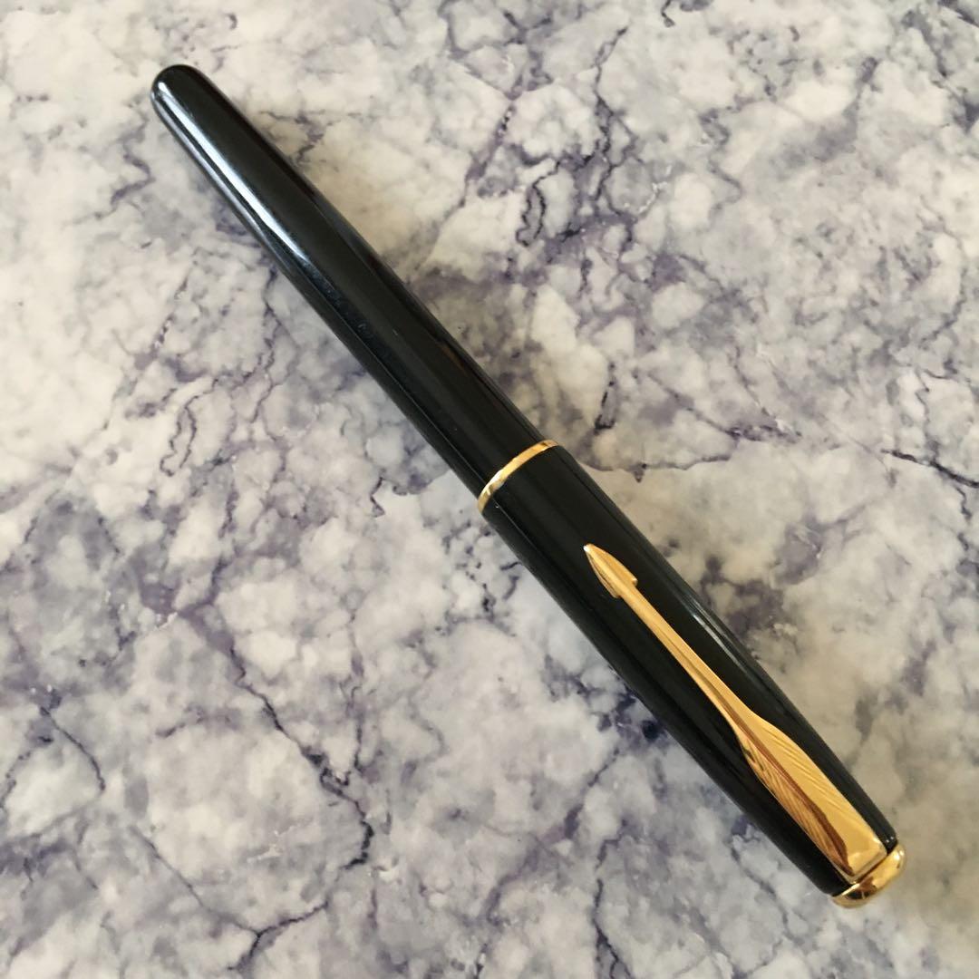 #0174 オーバーホール済み 万年筆 PARKER パーカー 18k