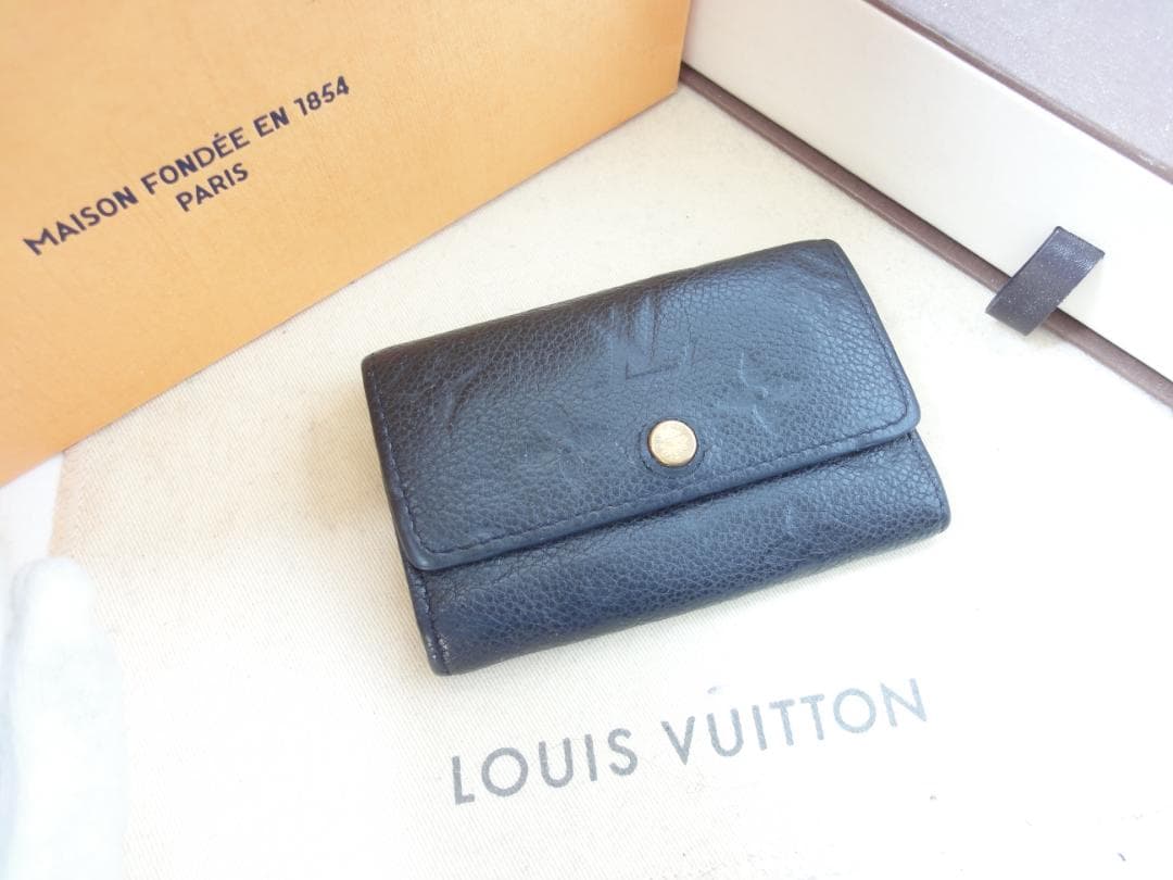 美品☆ヴィトン アンプラント 【ミュルティクレ６】【６連キーケース】A42