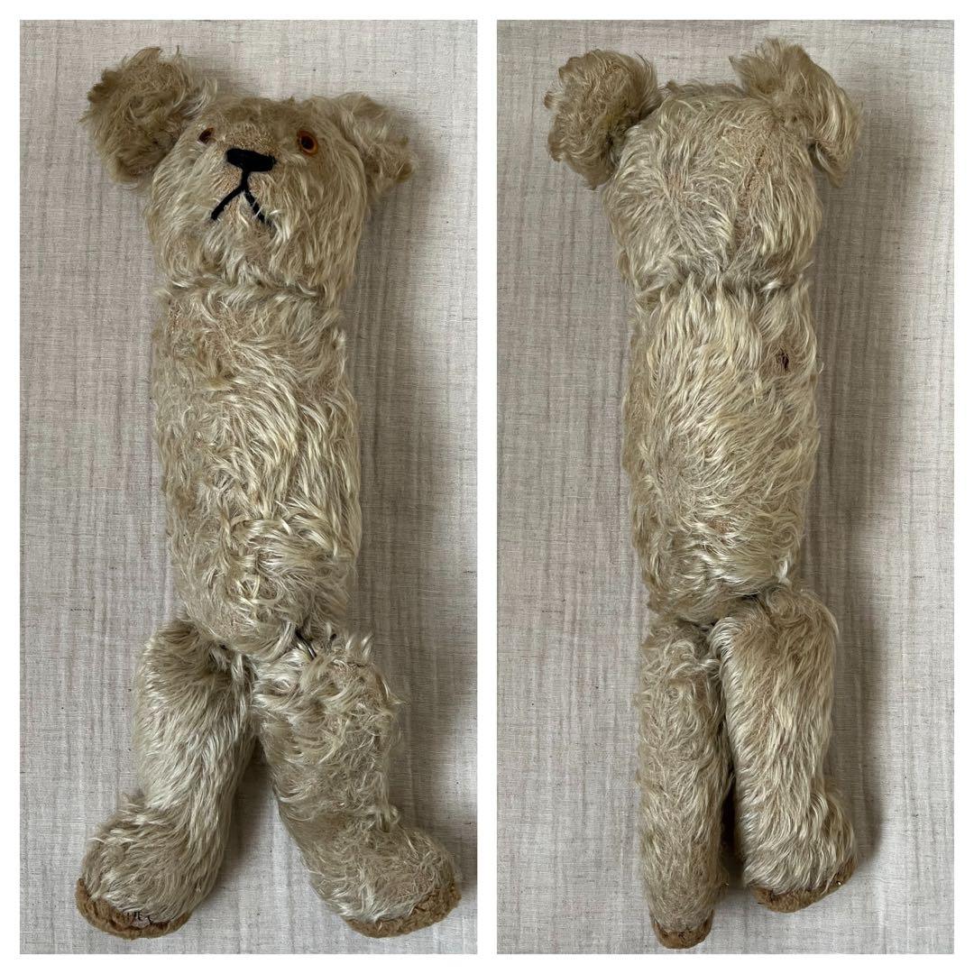 アンティークヴィンテージ修理修復ハンドメイドドールテディベア ぬいぐるみセット