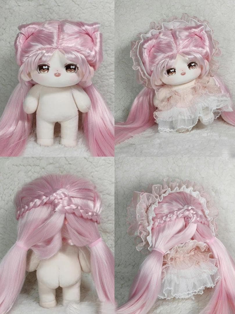 kiki中韓ぬいウィッグ　着せ替えぬいぐるみ　「ヘアアレンジ」参考説明