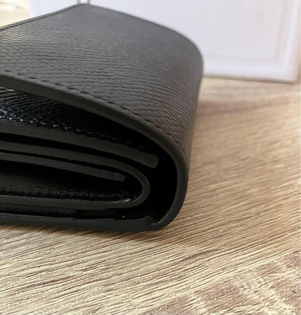 美品　CELINE ブラック 三つ折り財布