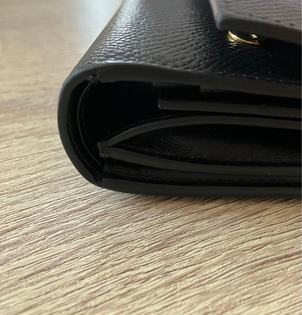 美品　CELINE ブラック 三つ折り財布