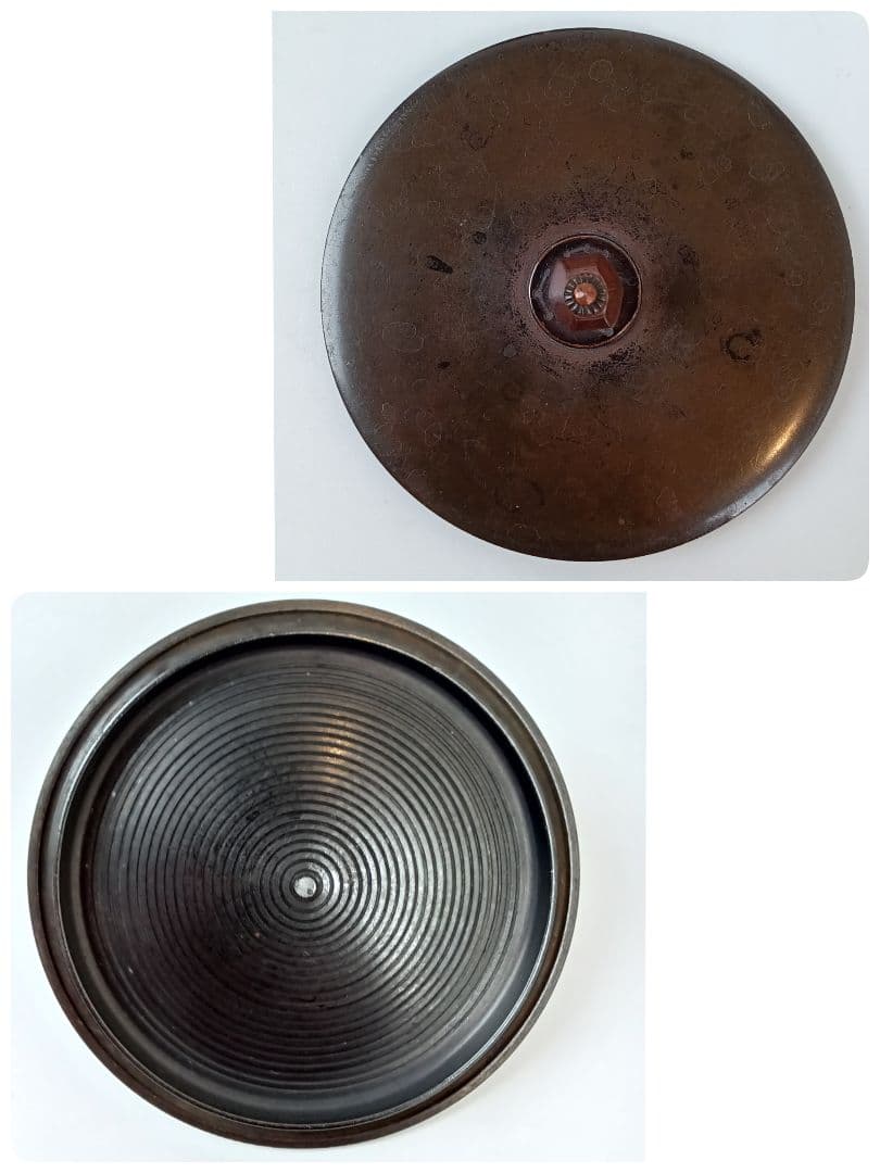 【釜師 人間国宝 佐藤浄清】筒釜 糸目地紋 茶道具 美術品 工芸品 コレクション