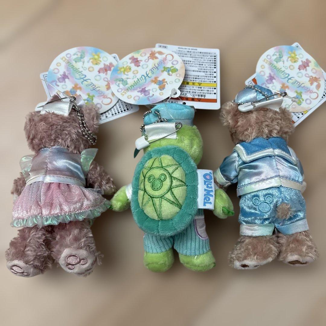 ダッフィー・シェリーメイ・ジェラトーニ セット＆ミニシール