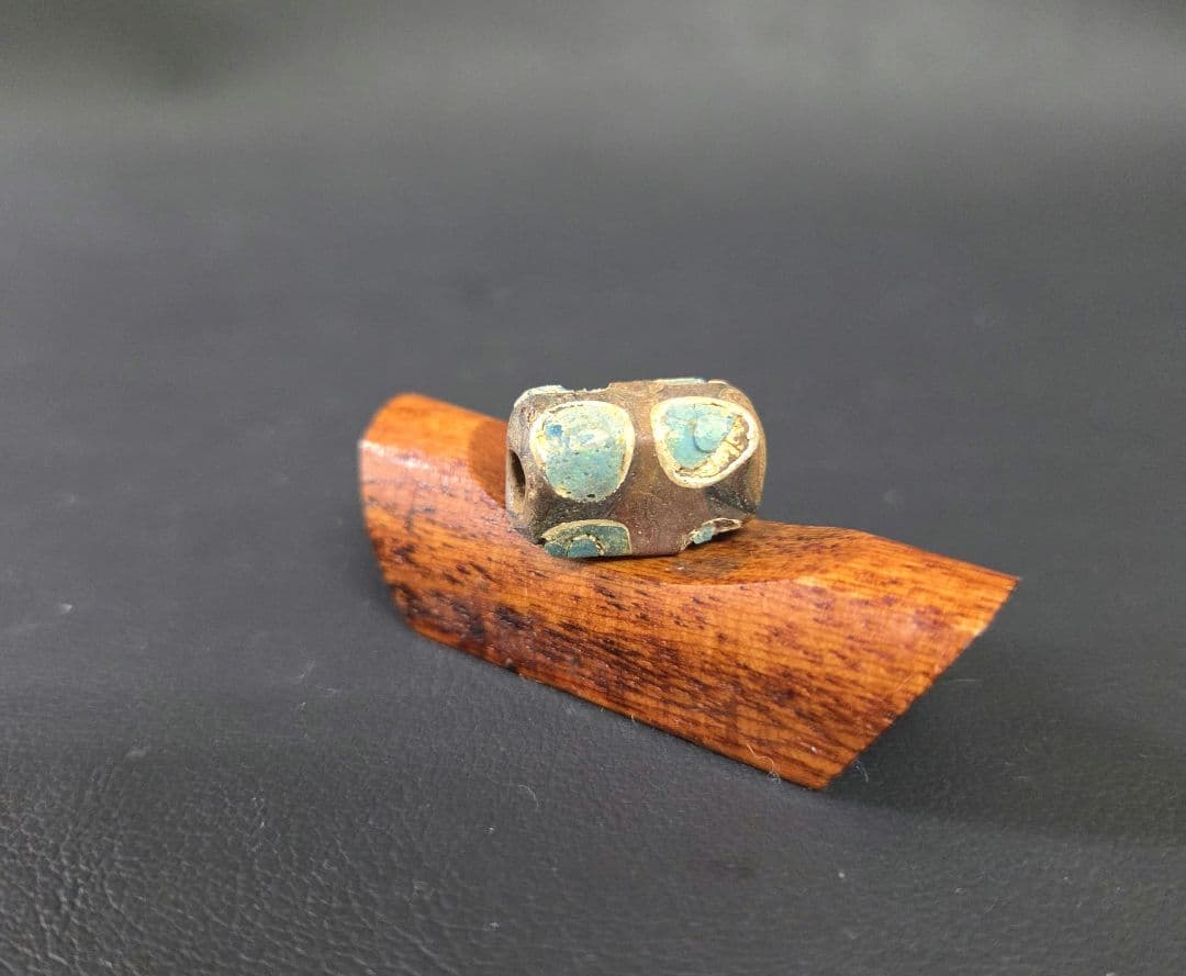 796とんぼ玉　蜻蛉玉　貼眼扁方玉　骨董　貴重　珍品 ！