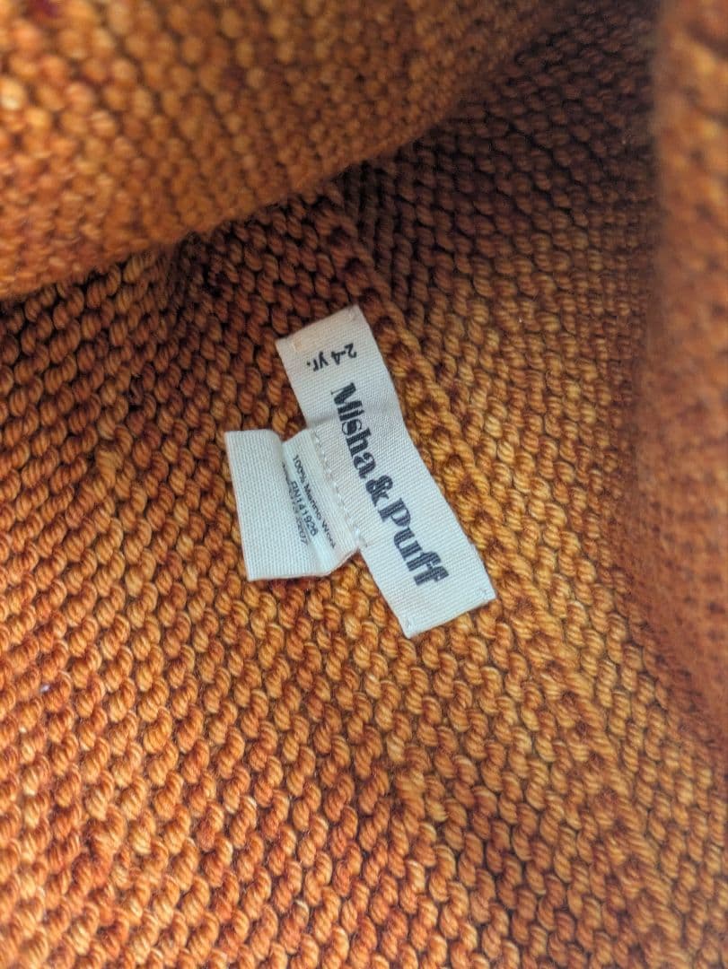 misha and puff　garterhat　2-4y fox