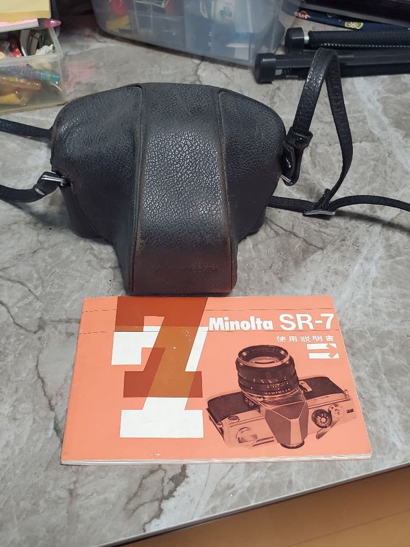 ⭐昭和レトロ希少カメラ⭐ Minolta SR-7 フィルムカメラ、三脚足セット