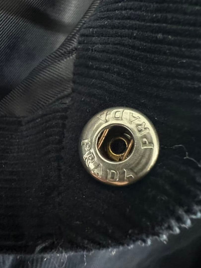 超美品　PRADA ネイビー コーデュロイ ジャケット