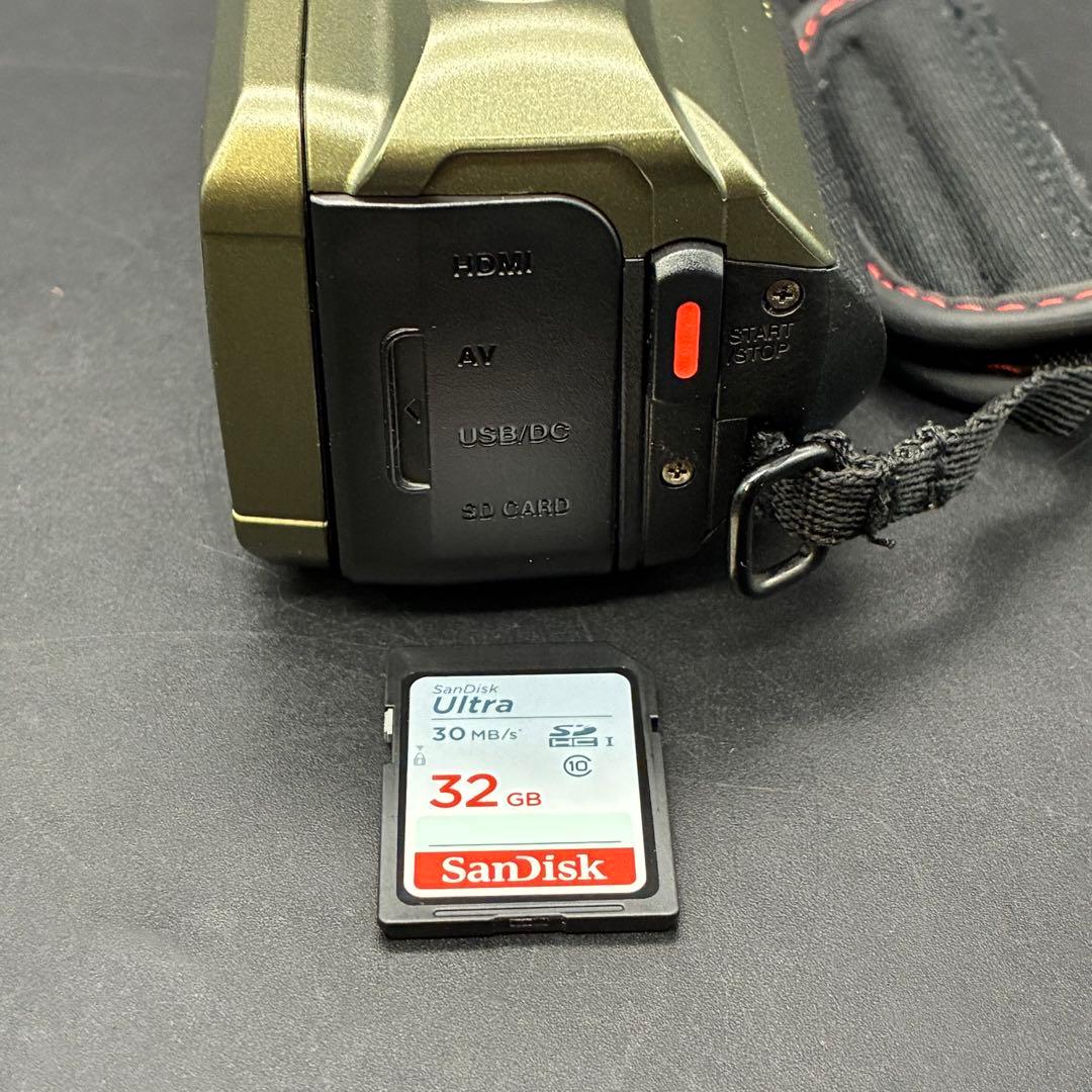 JVC GZ-R400-G Everio R カモフラージュ ビデオカメラ