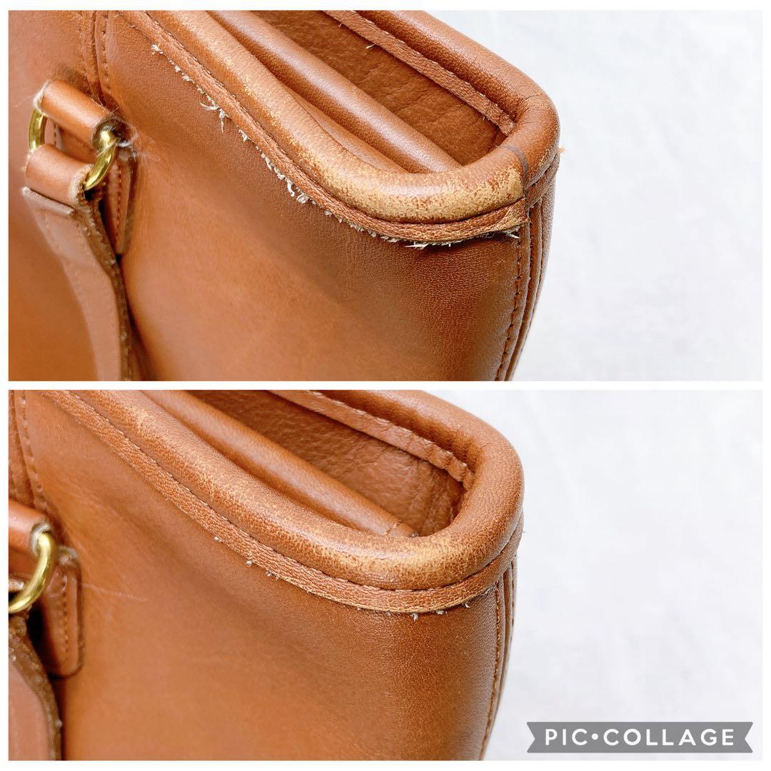 ✨美品✨COACH コーチ トートバッグ がま口 ブラウン 肩掛け レザー 革