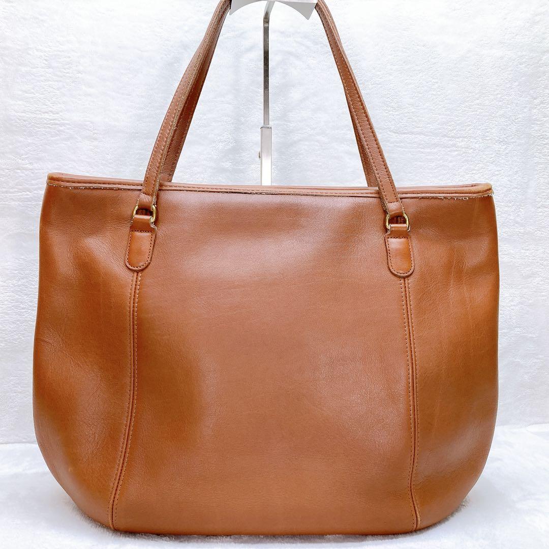 ✨美品✨COACH コーチ トートバッグ がま口 ブラウン 肩掛け レザー 革