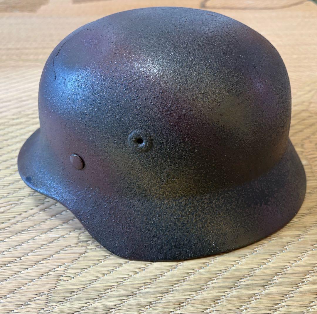 ドイツ軍ヘルメット（戦後フィンランド軍使用M40/55ヘルメット改装品）