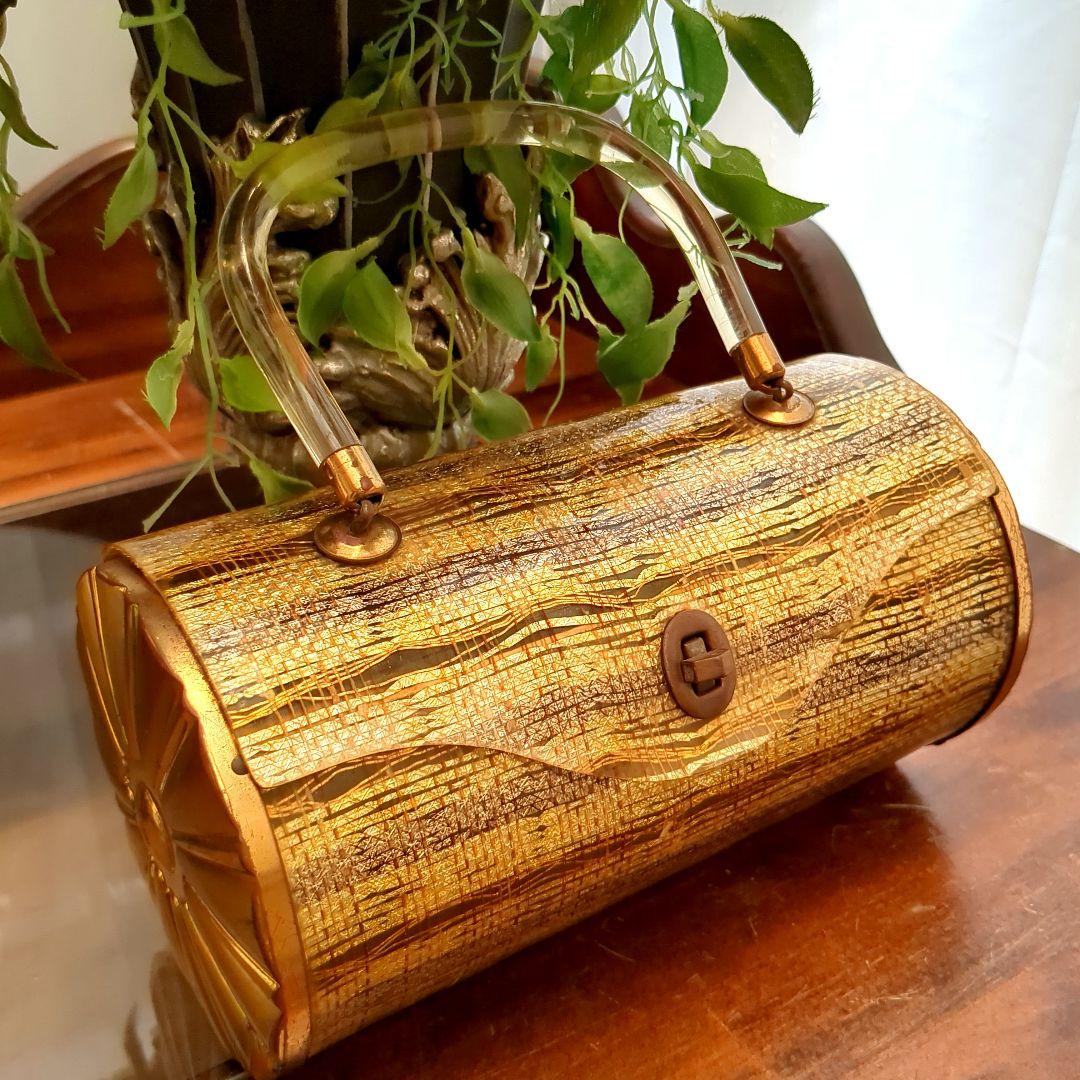 アンティークバッグ パーティーバッグ ビンテージ セルロイド？ majestic