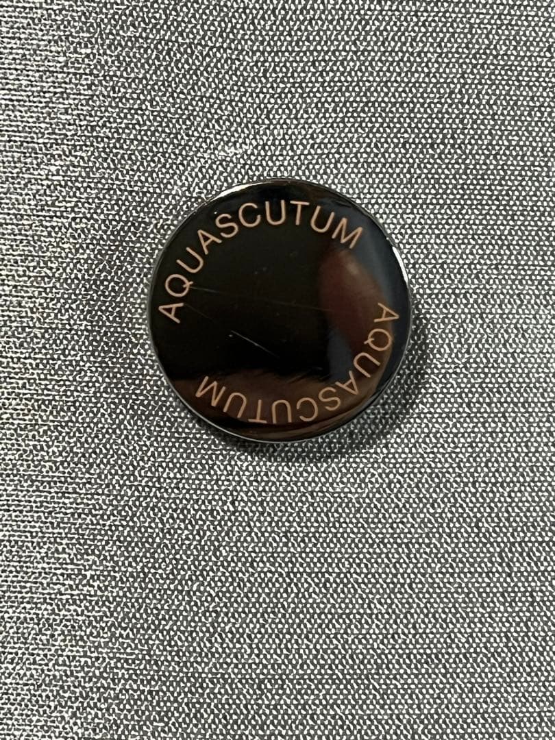 アクアスキュータム　光沢のあるチェスターコート サイズ10【11号相当】美麗品