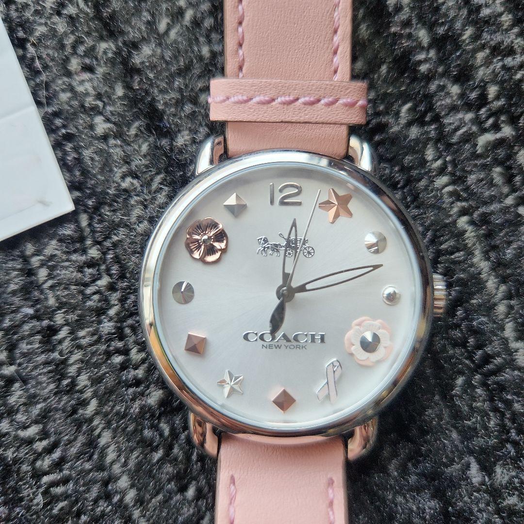 COACH New York レザーベルト 腕時計