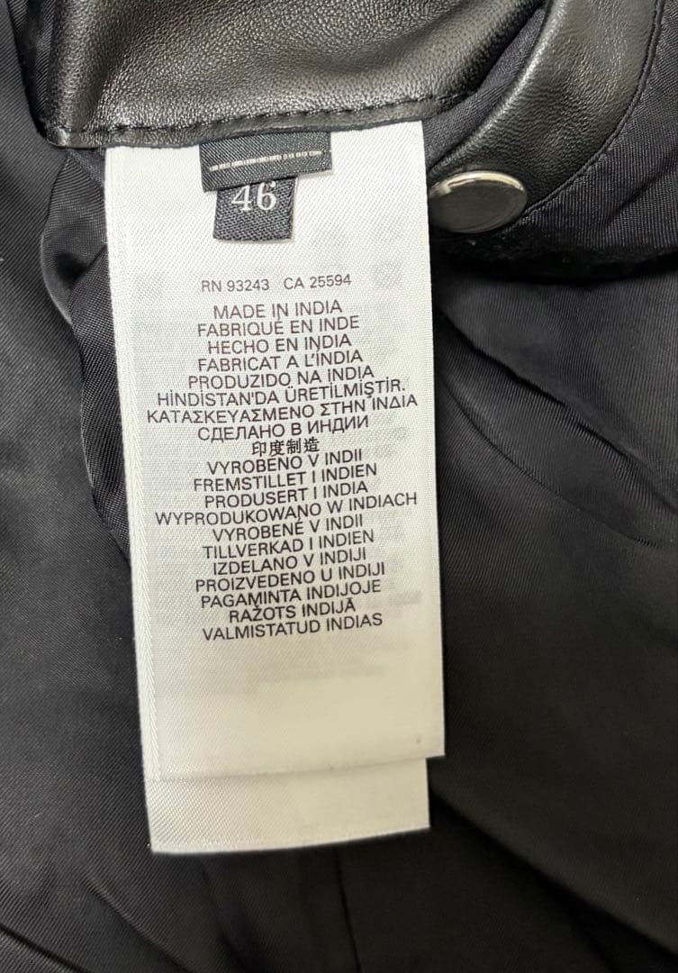 DIESEL L-l ジップアップ シープスキンジャケット