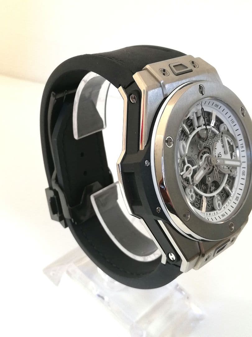 【新品未使用、互換ベルト、バックル付】ウブロ　ビッグバン　ウニコ　ワンタッチ