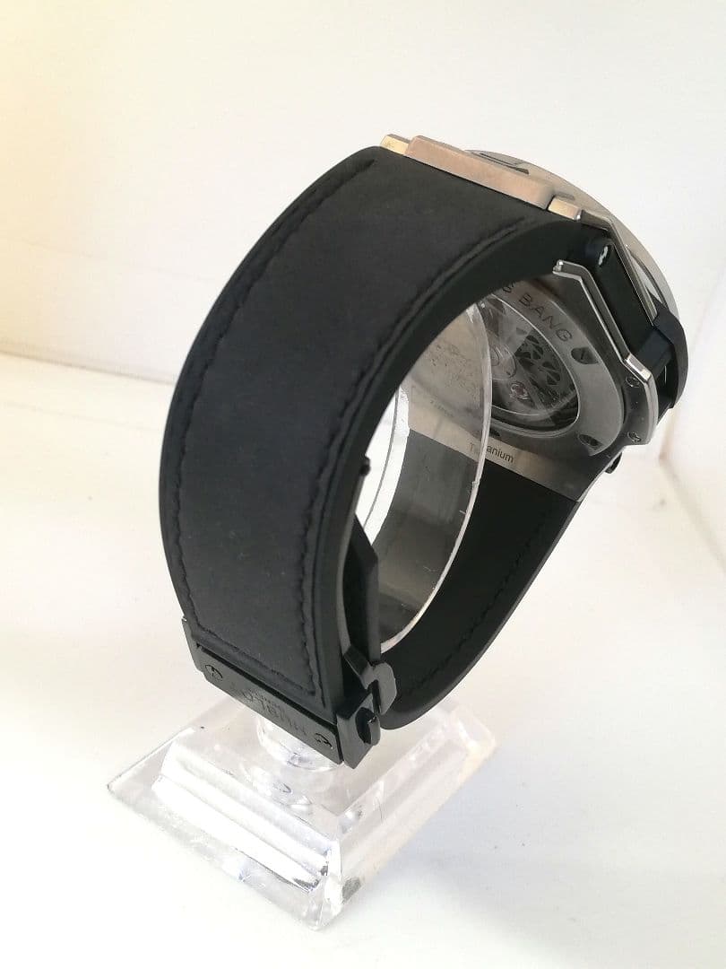 【新品未使用、互換ベルト、バックル付】ウブロ　ビッグバン　ウニコ　ワンタッチ