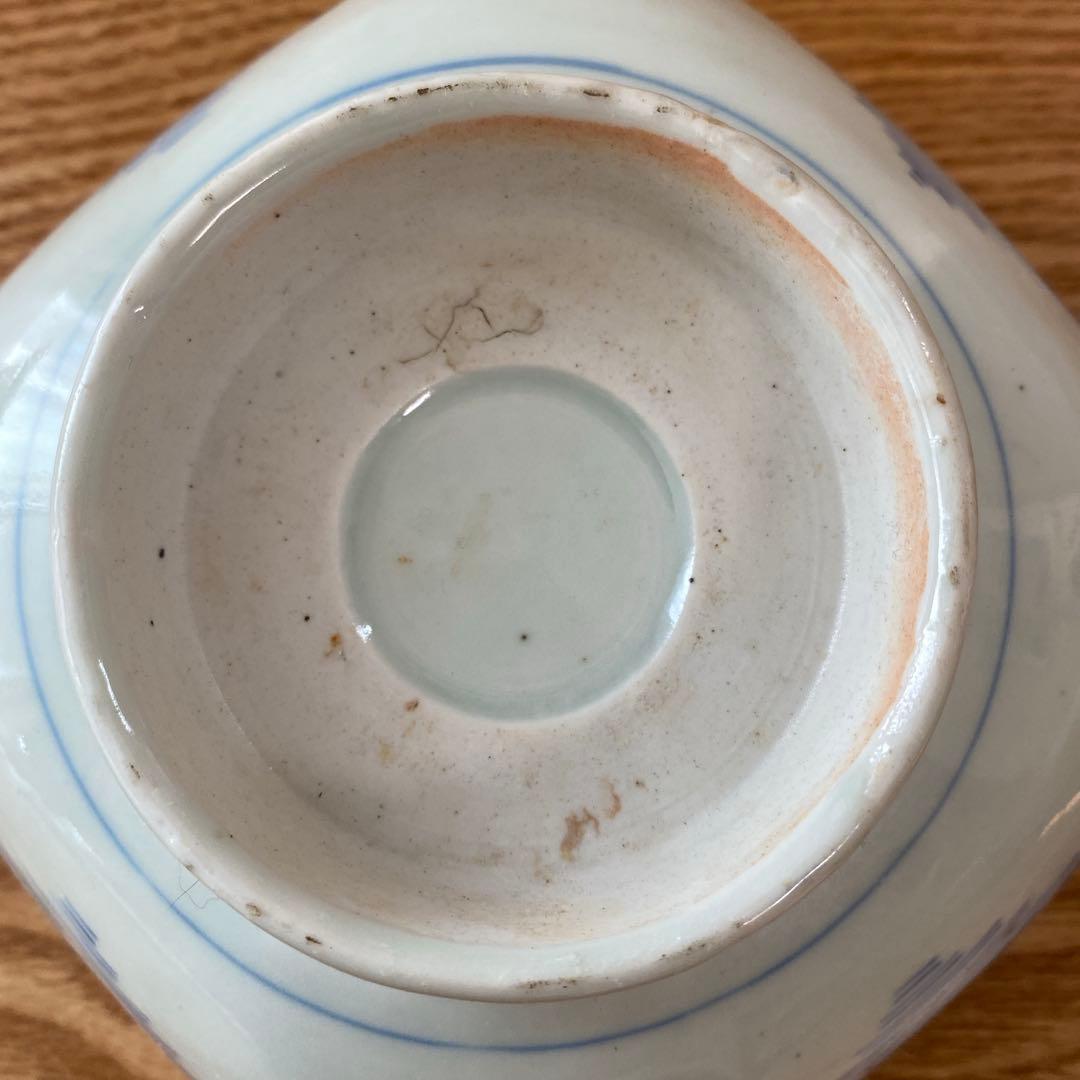 金魚絵図 四角鉢