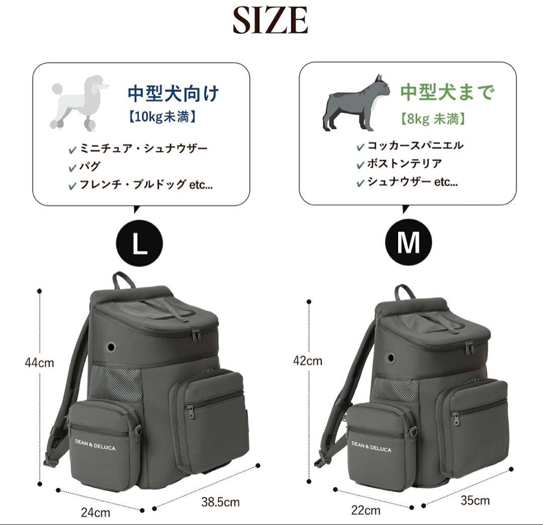 【値下げ】CITY DOG ペットリュック　 DEAN ＆ DELUCAコラボ