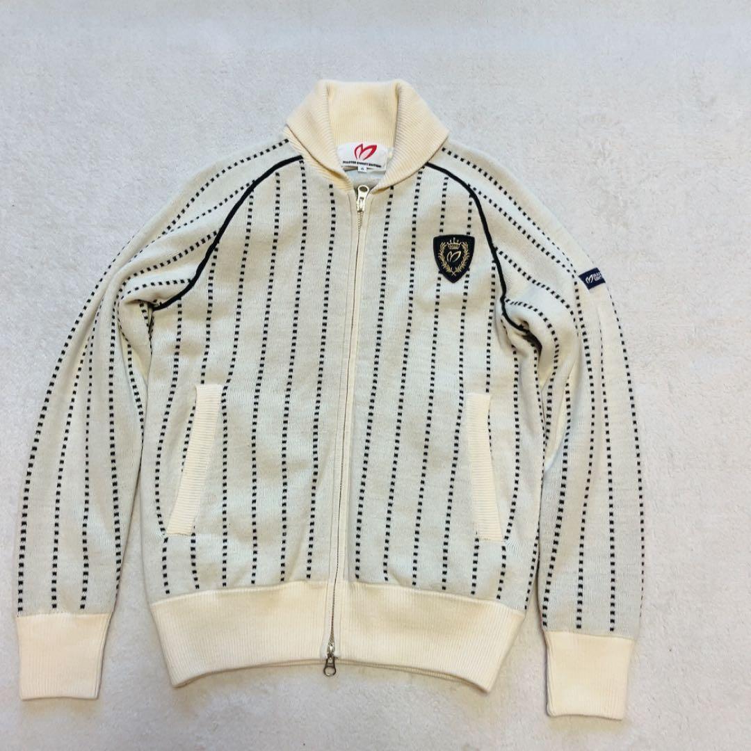 美品　マスターバニー　セットアップ　ストライプ　中綿　スカート　蓄熱　ジャケット