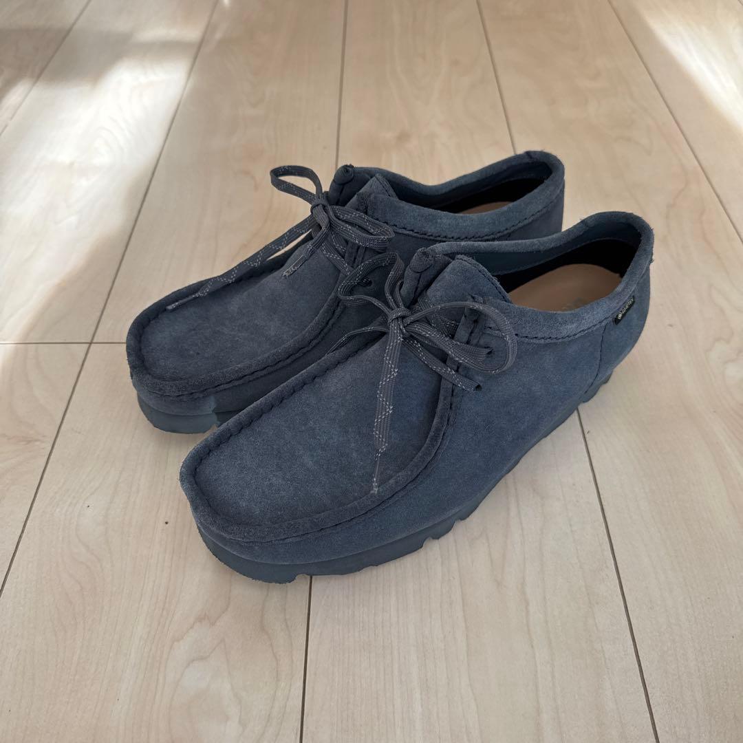 【25.5cm】クラークス ワラビー GORE-TEX ダークグレー