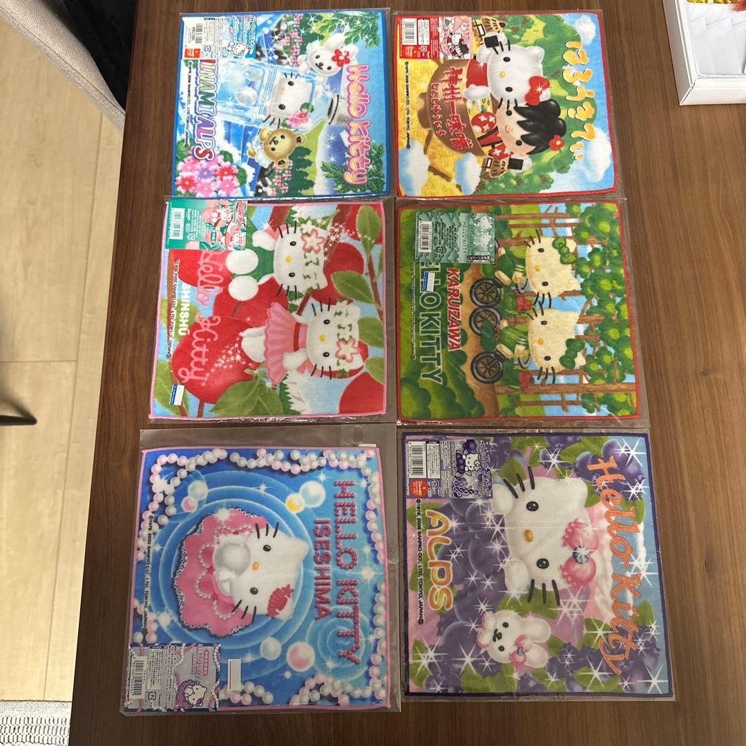 Hello Kitty ハローキティ　観光名所ハンカチセット