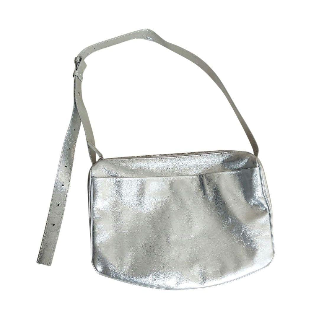 極美品✨ear PAPILLONNER　 スワローマチショルダー　本革 シルバー