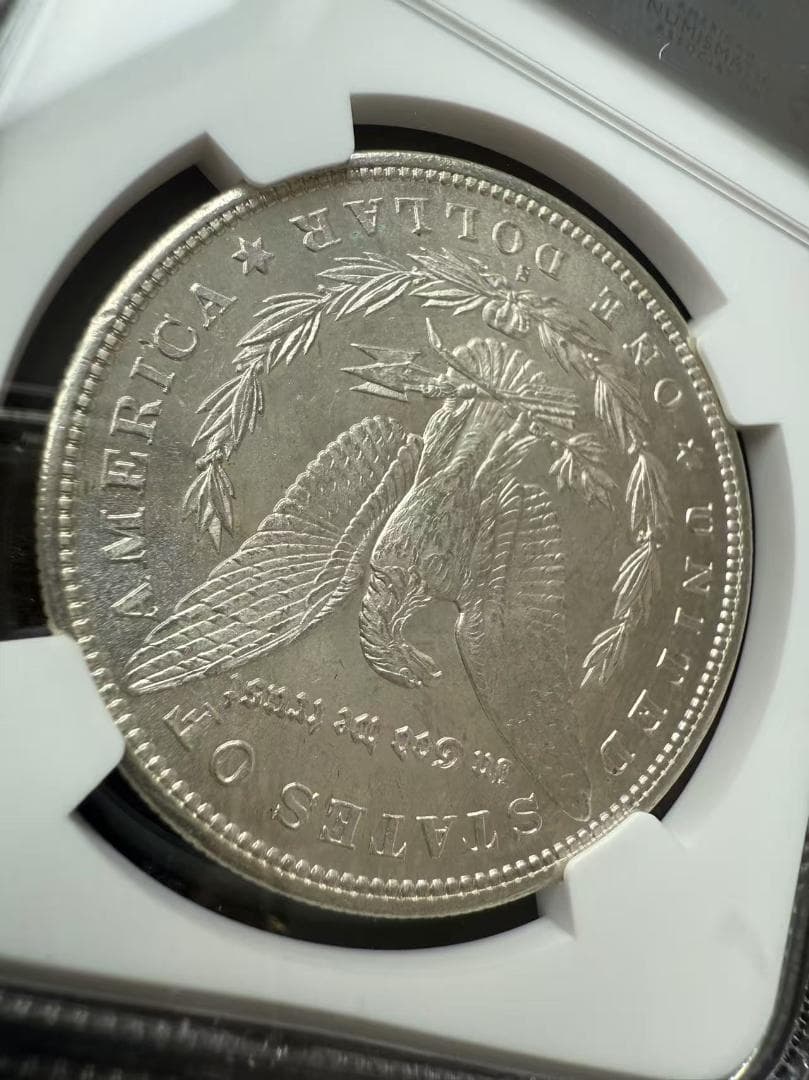 1879 S モルガン銀貨 UNC DETAILS